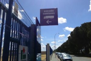 Entrada camiones